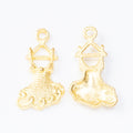 Zinc Alloy Dress Charm Pendant No.742055 for DIY Necklace Bracelet Jewelry Making view 4