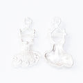 Zinc Alloy Dress Charm Pendant No.742055 for DIY Necklace Bracelet Jewelry Making view 3
