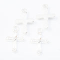 Zinc Alloy Cross Charm Pendant No.882843 for DIY Necklace Bracelet Jewelry Making view 4