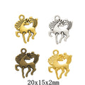 Zinc Alloy Horse Charm Pendant No.501405 for DIY Necklace Bracelet Jewelry Making view 1