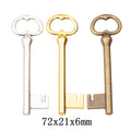 Zinc Alloy Key Charm Pendant No.873334 for DIY Necklace Bracelet Jewelry Making view 1