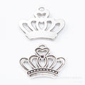 Zinc Alloy Crown Charm Pendant No.364440 for DIY Necklace Bracelet Jewelry Making view 2