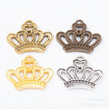 Zinc Alloy Crown Charm Pendant No.364440 for DIY Necklace Bracelet Jewelry Making view 1
