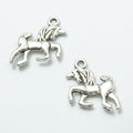 Zinc Alloy Pony Charm Pendant for DIY Necklace Bracelet Jewelry Making view 3