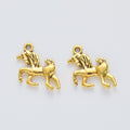 Zinc Alloy Pony Charm Pendant for DIY Necklace Bracelet Jewelry Making view 2