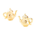 Zinc Alloy Teapot Charm Pendant No.072494 for DIY Necklace Bracelet Jewelry Making view 2