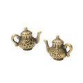 Zinc Alloy Teapot Charm Pendant No.072494 for DIY Necklace Bracelet Jewelry Making view 3