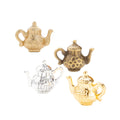 Zinc Alloy Teapot Charm Pendant No.072494 for DIY Necklace Bracelet Jewelry Making view 5