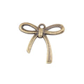 Zinc Alloy Bow Charm Pendant No.444751 for DIY Necklace Bracelet Jewelry Making view 2