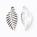 Zinc Alloy Leaf Charm Pendant No.500103 for DIY Necklace Bracelet Jewelry Making view 2