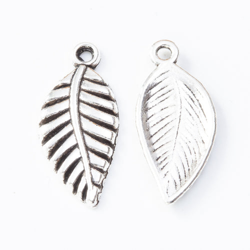 Zinc Alloy Leaf Charm Pendant No.500103 for DIY Necklace Bracelet Jewelry Making