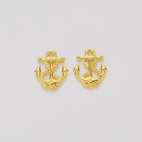 Zinc Alloy Anchor Charm Pendant No.940229 for DIY Necklace Bracelet Jewelry Making