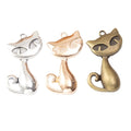 Zinc Alloy Cat Charm Pendant No.624417 for DIY Necklace Bracelet Jewelry Making view 5
