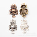 Zinc Alloy Owl Charm Pendant No.891147 for DIY Necklace Bracelet Jewelry Making view 5
