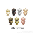 Zinc Alloy Owl Charm Pendant No.047050 for DIY Necklace Bracelet Jewelry Making view 2