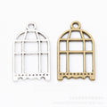 Zinc Alloy Birdcage Charm Pendant No.087592 for DIY Necklace Bracelet Jewelry Making view 1