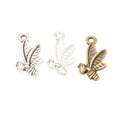 Zinc Alloy Bee Charm Pendant No.488305 for DIY Necklace Bracelet Jewelry Making view 5