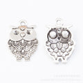 Zinc Alloy Owl Charm Pendant No.982877 for DIY Necklace Bracelet Jewelry Making view 2