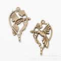 Zinc Alloy Bird Cage Charm Pendant for DIY Necklace Bracelet Jewelry Making view 2