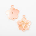 Zinc Alloy Flower Charm Pendant No.647159 for DIY Necklace Bracelet Jewelry Making view 8