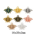 Zinc Alloy Bee Charm Pendant No.070429 for DIY Necklace Bracelet Jewelry Making view 1