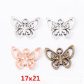 Zinc Alloy Butterfly Charm Pendant No.242675 for DIY Necklace Bracelet Jewelry Making view 1