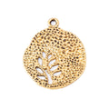 Zinc Alloy Tree Charm Pendant No.944000 for DIY Necklace Bracelet Jewelry Making view 3