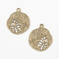 Zinc Alloy Tree Charm Pendant No.944000 for DIY Necklace Bracelet Jewelry Making view 5