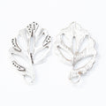 Zinc Alloy Leaf Charm Pendant No.067426 for DIY Necklace Bracelet Jewelry Making view 3