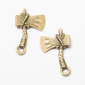 Zinc Alloy Axe Charm Pendant No.527398 for DIY Necklace Bracelet Jewelry Making view 3