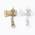 Zinc Alloy Axe Charm Pendant No.527398 for DIY Necklace Bracelet Jewelry Making view 2