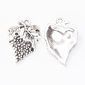 Zinc Alloy Grapes Charm Pendant for DIY Necklace Bracelet Jewelry Making view 2
