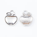 Zinc Alloy Apple Charm Pendant for DIY Necklace Bracelet Jewelry Making view 3
