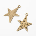 Zinc Alloy Star Charm Pendant No.571462 for DIY Necklace Bracelet Jewelry Making view 3