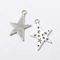 Zinc Alloy Star Charm Pendant No.571462 for DIY Necklace Bracelet Jewelry Making view 2