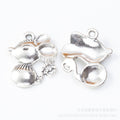 Zinc Alloy Mouse Charm Pendant for DIY Necklace Bracelet Jewelry Making view 2