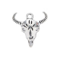 Zinc Alloy Bull Head Charm Pendant for DIY Necklace Bracelet Jewelry Making view 2