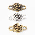 Zinc Alloy Rose Charm Pendant No.502073 for DIY Necklace Bracelet Jewelry Making view 1