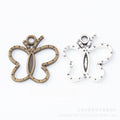 Zinc Alloy Butterfly Charm Pendant No.435864 for DIY Necklace Bracelet Jewelry Making view 1