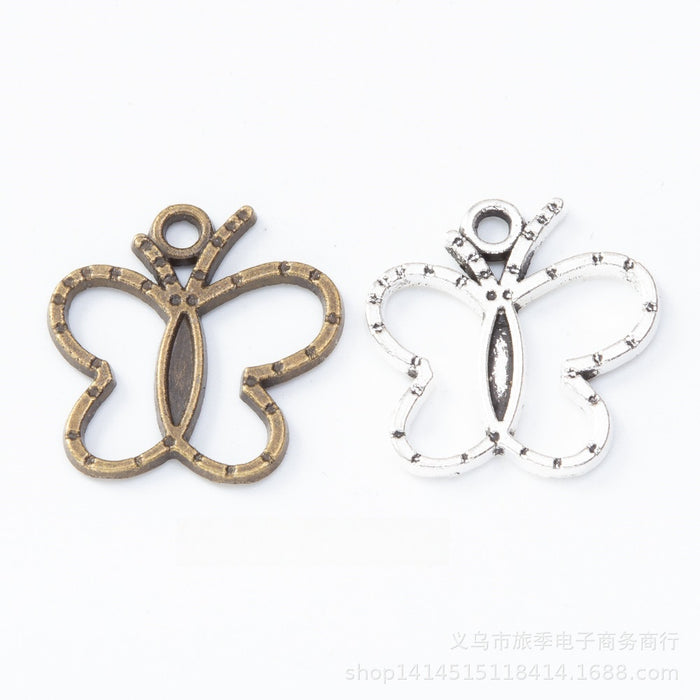 Zinc Alloy Butterfly Charm Pendant No.435864 for DIY Necklace Bracelet Jewelry Making