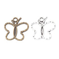 Zinc Alloy Butterfly Charm Pendant No.435864 for DIY Necklace Bracelet Jewelry Making view 4