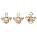 Zinc Alloy Bee Charm Pendant No.479937 for DIY Necklace Bracelet Jewelry Making view 5