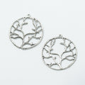 Zinc Alloy Tree Charm Pendant No.722609 for DIY Necklace Bracelet Jewelry Making view 2