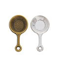 Zinc Alloy Wok Charm Pendant for DIY Necklace Bracelet Jewelry Making view 2