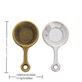 Zinc Alloy Wok Charm Pendant for DIY Necklace Bracelet Jewelry Making view 1