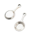 Zinc Alloy Wok Charm Pendant for DIY Necklace Bracelet Jewelry Making view 3