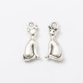 Zinc Alloy Cat Charm Pendant No.887392 for DIY Necklace Bracelet Jewelry Making view 3