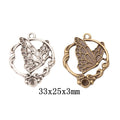 Zinc Alloy Butterfly Charm Pendant No.829660 for DIY Necklace Bracelet Jewelry Making view 1