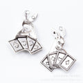 Zinc Alloy Rabbit Head Charm Pendant for DIY Necklace Bracelet Jewelry Making view 2