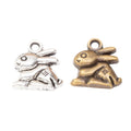 Zinc Alloy Rabbit Charm Pendant No.141124 for DIY Necklace Bracelet Jewelry Making view 4